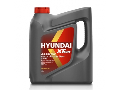 Моторные масла HYUNDAI XTEER GASOLINE ULTRA PROTECTION 5W-40 (4Л) 1041126