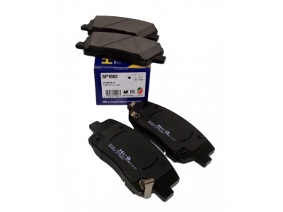 Колодки тормозные передние (HI-Q SP1882) 58101-J5A25 KIA STINGER (двигатель 2.0 л.) 2017-2023