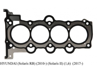 Прокладка головки блока ГБЦ Графит (KOS KOREA) 223112B003 HYUNDAI ACCENT (SOLARIS) 2011-2015