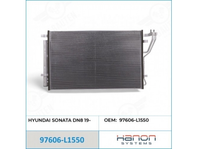 Радиатор кондиционера (HANON & DOOWON KOREA) 97606-L1550 HYUNDAI SONATA DN8 2019-2025