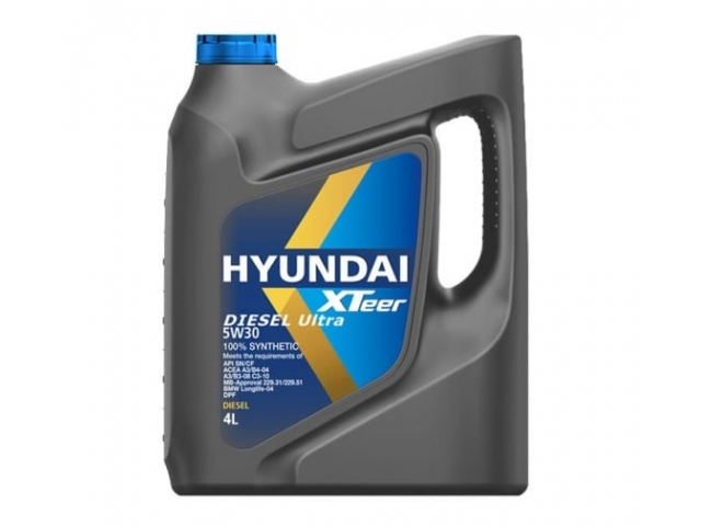 Моторное масло Hyundai XTeer DIESEL ULTRA 5W-30 (5L) 1051222