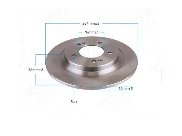 Диск тормозной задний 58411-L1000 HYUNDAI SONATA DN8 2019-2024