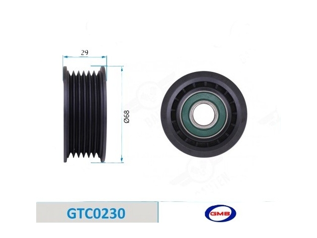 Ролик обводной ручейкового ремня (GMB JAPAN GTC0230) 25288-25001 KIA SORENTO 2.4 2015-2020