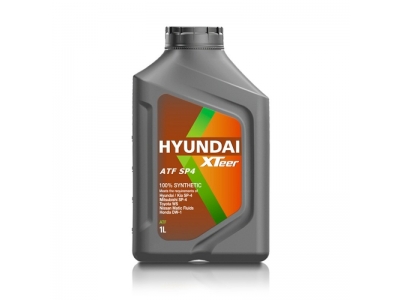 Трансмиссионное масло HYUNDAI XTeer ATF SP4 (1L) 1011006